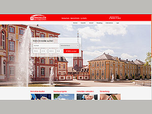 S-Immo Startseite mit Anzeige Suchergebnisse