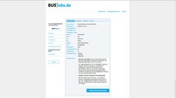 TYPO3 Programmierung - Community, Jobbörse busjobs.de - Eingabe Profildaten