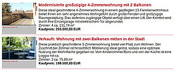 Teaserliste der IS24 TYPO3 Extension